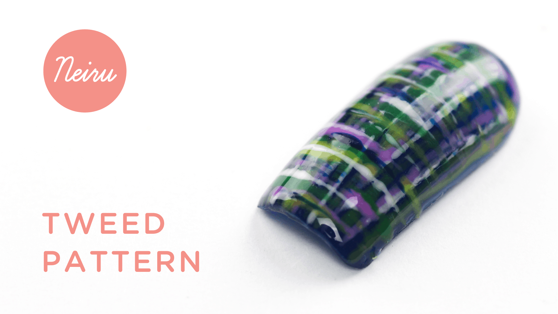 Tweed Pattern Nail Art Tutorial